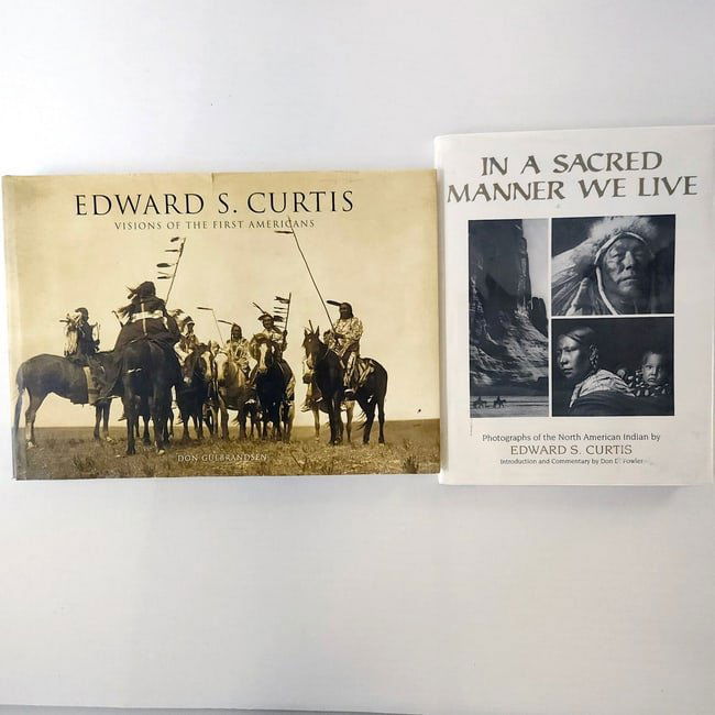 Edward S. Curtis set of Two (2) Books (1 of 1)