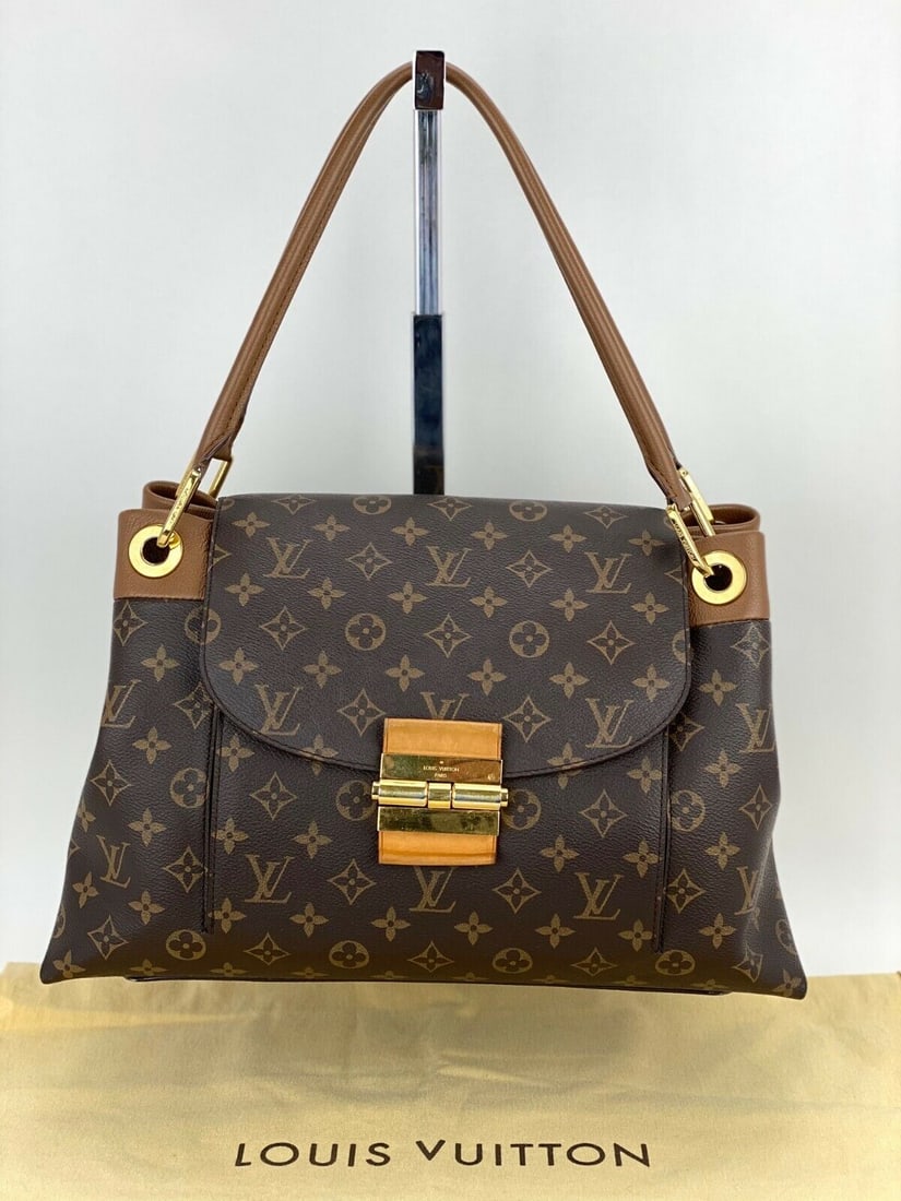 Louis Vuitton Olympe Monogram Canvas Leather Brown Shoulder Hand Bag (1 of 13)