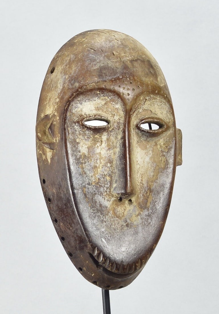 LEGA idimu Mask Bwami Cult Congo African Tribal Art MC1905 (1 of 10)