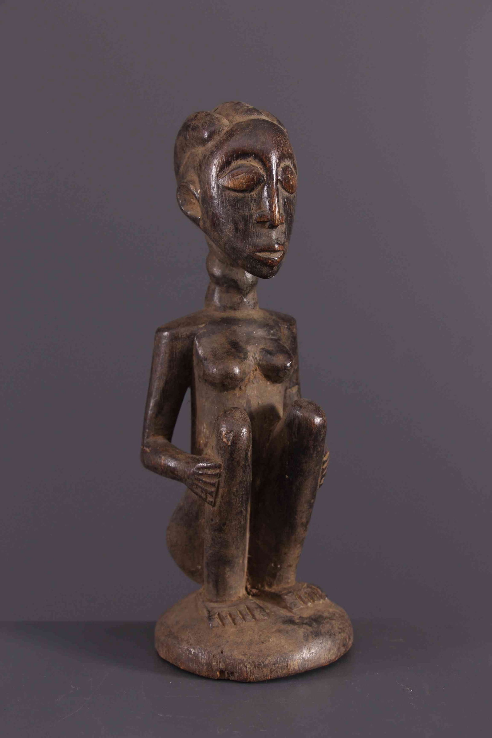 Female Kuba figure - DRC, Congo - African Art Tribal Art (1 of 11)