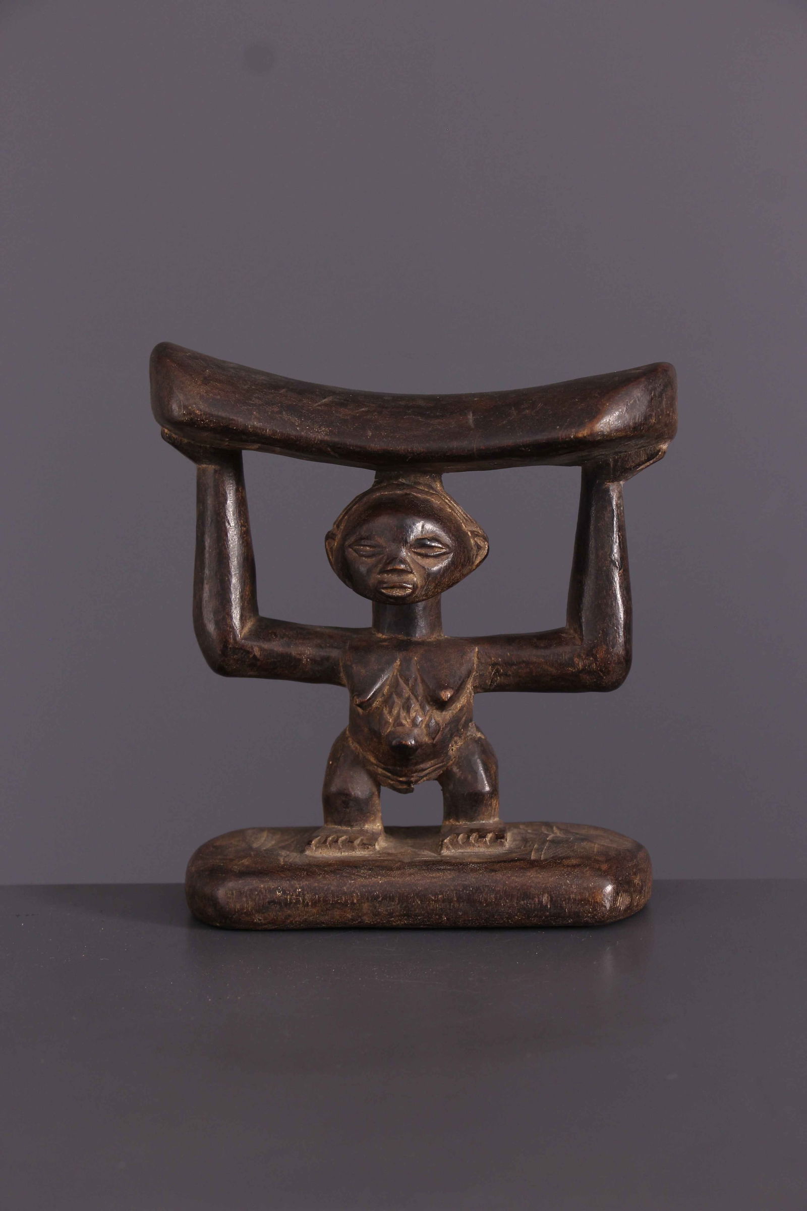 Luba neck rest - DRC ex Zaire - African Art Tribal Art (1 of 9)