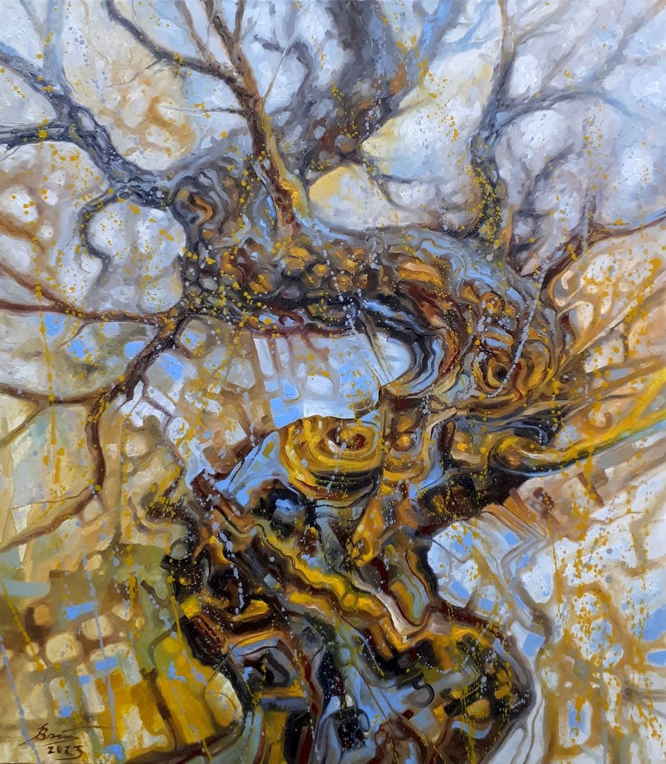 Oil painting Old tree Sergey Voichenko (1 of 7)