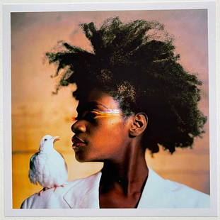 Lyle Ashton Harris: Untitled (Mother) 1998: Color photograph signed in pen verso,. Measures 6" x 6" sheet. Reserve: $220.00 Shipping: Domestic: Flat-rate of $15.00 to anywhere within the contiguous U.S. International: Foreign shipping rates are