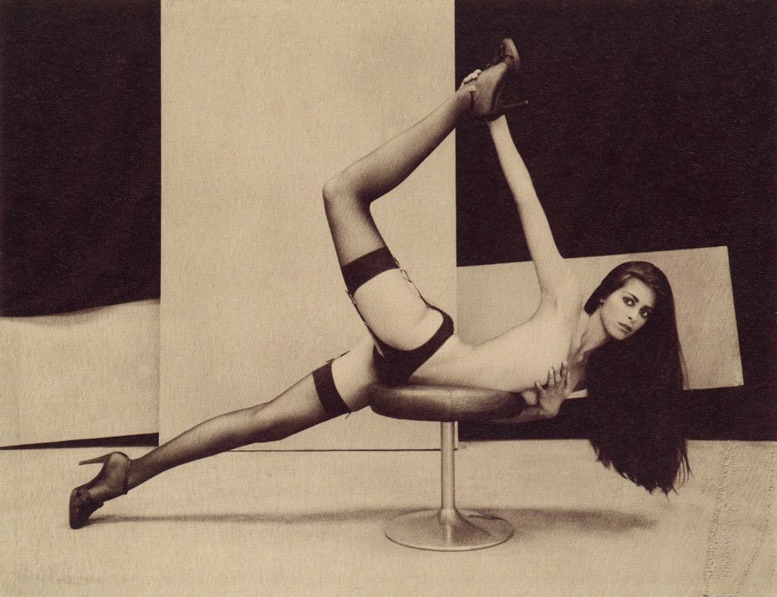 MARC LAGRANGE - Body Stretch, 2011: Artist: Marc Lagrange Title: Body Stretch, 2011 Medium: Photo Litho, 2019, Belgium Dimensions: 8.3x6.4" Description: Heat Wax Mounted on 8.5x11" Conservation Board Artist Bio: Marc Lagrange (1957 - 20