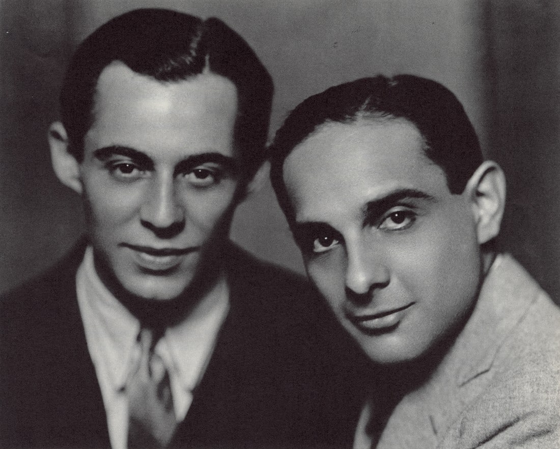 NICKOLAS MURAY - Rodgers & Hart: Artist: Nickolas Muray Title: Rodgers & Hart Medium: Photo Litho, 1967, USA Dimensions: 9.5x7.6" Description: Heat Wax Mounted on 11x14" Conservation Board Artist Bio: Nickolas Muray (1892 - 1965) was