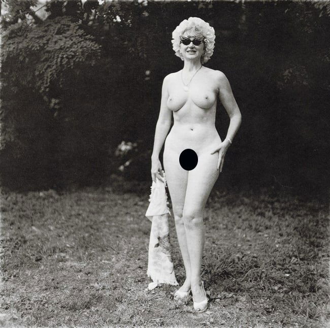 DIANE ARBUS - Nudist Lady With Sunglasses, PA, 1965 (1 of 2)