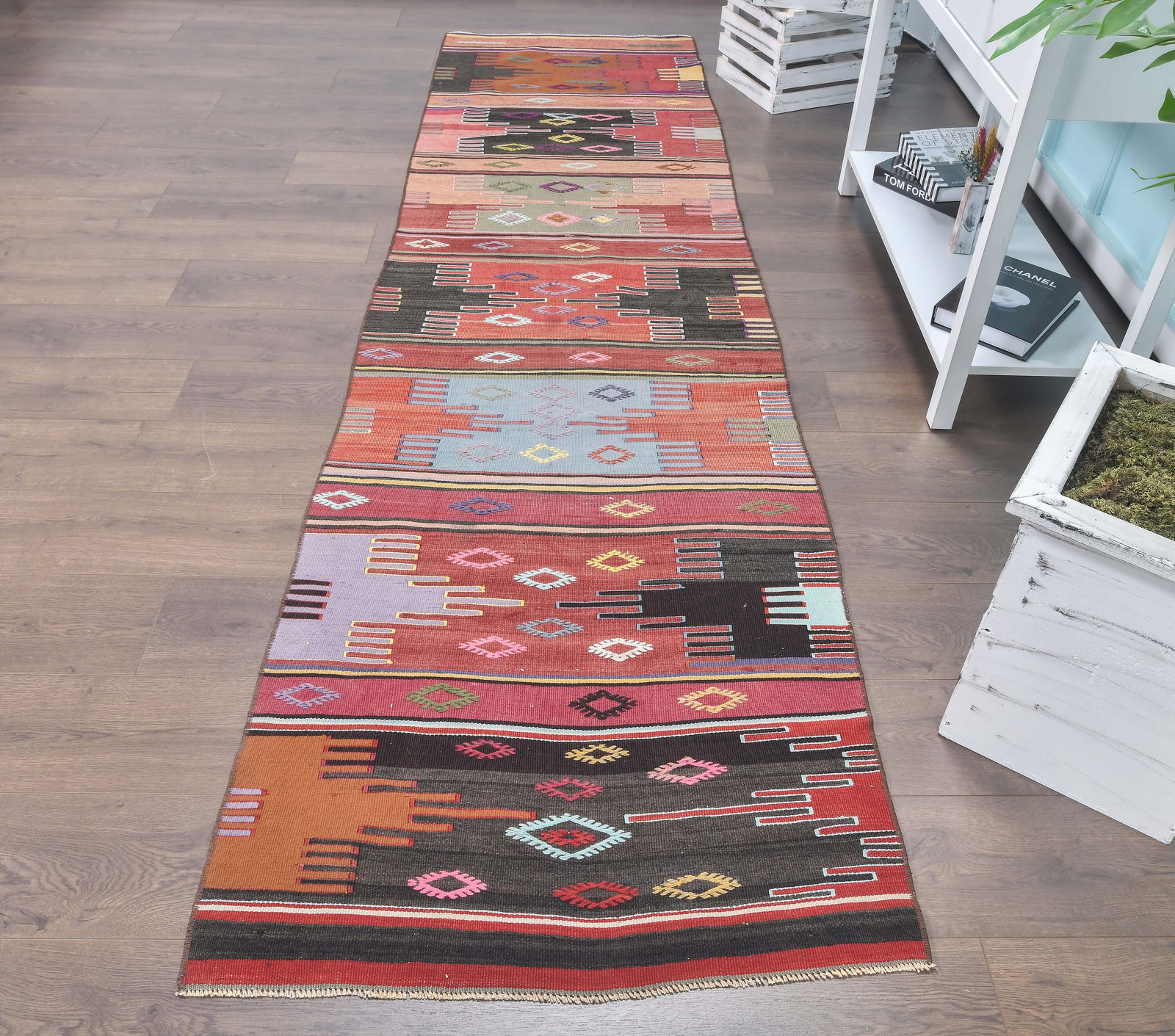 2.7 ft. X 10 ft. Kilim Rug (1 of 6)