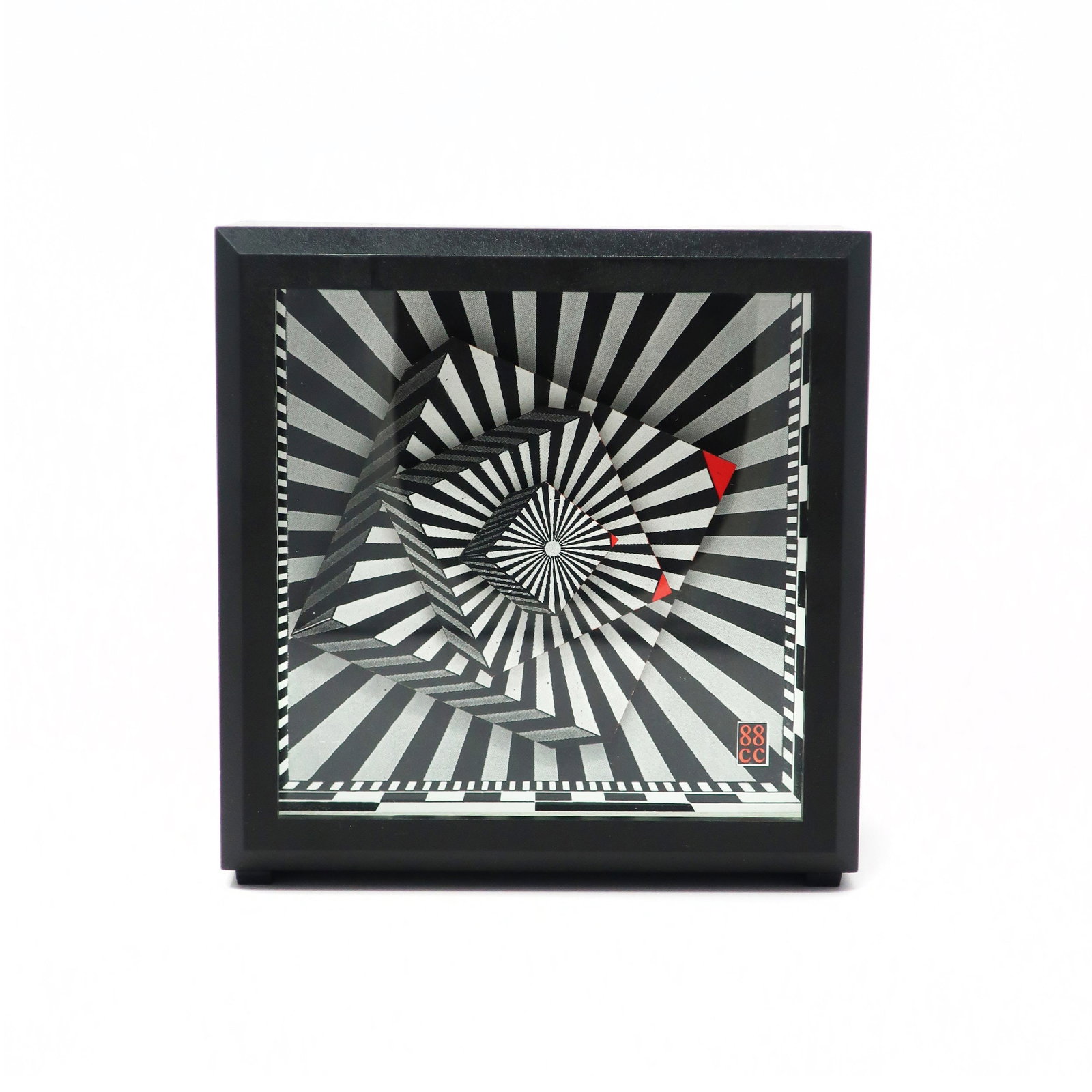 1988 Postmodern Desk Clock by Douglas Chalk for Clever Clocks (1 of 8)