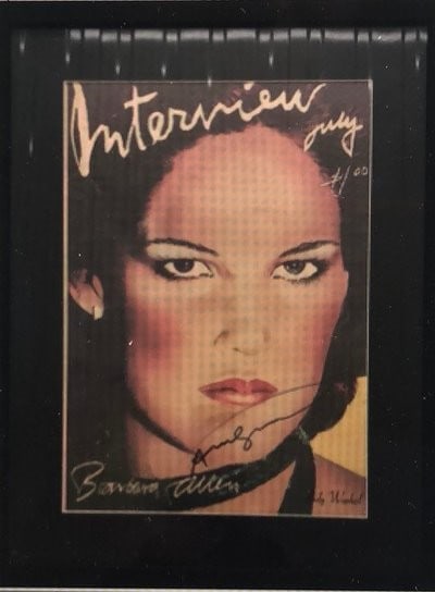 Andy Warhol: Interview 10: Artist: Andy Warhol Title: Interview 10 Dimensions: 36 x 25 Medium: Handsigned COA/Signed: COA Reserve: $150.00 Shipping: Domestic: Shipping rates are determined by destination International: Foreign
