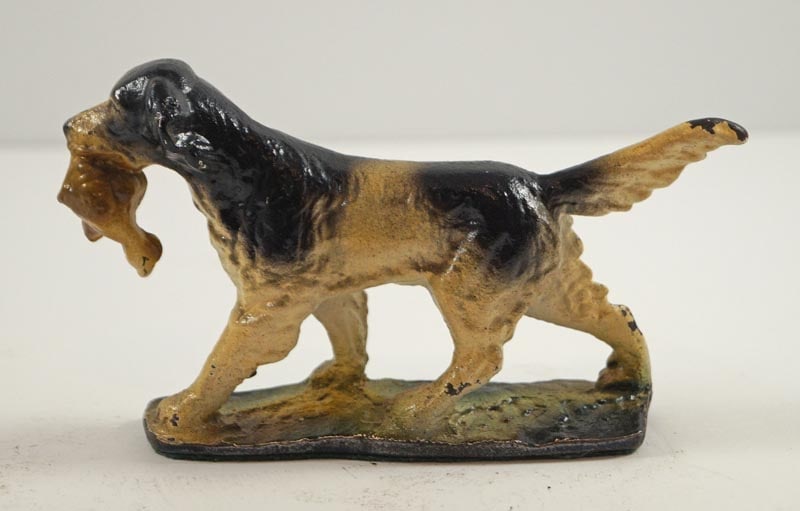 English Setter Dog Cast Iron Hubley Paperweight (1 of 6)