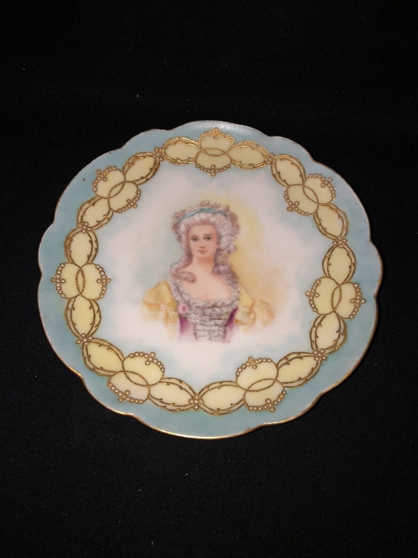 8 7/8” Limoges Portrait Plate (1 of 4)