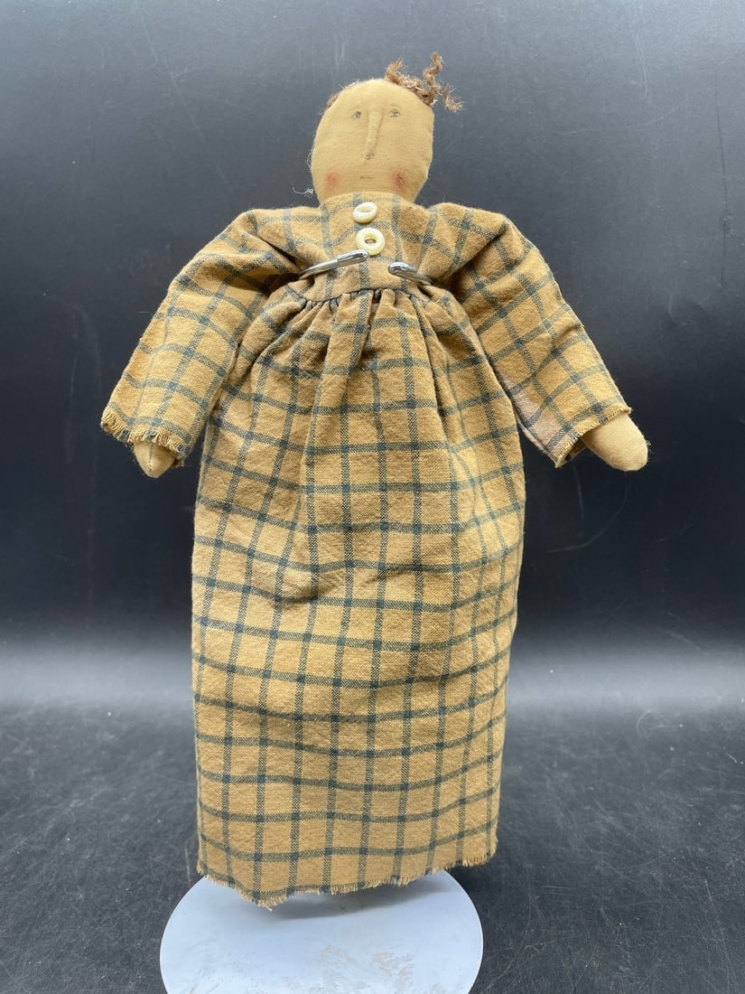 Folk Art Doll Country Primitive 11" (1 of 8)