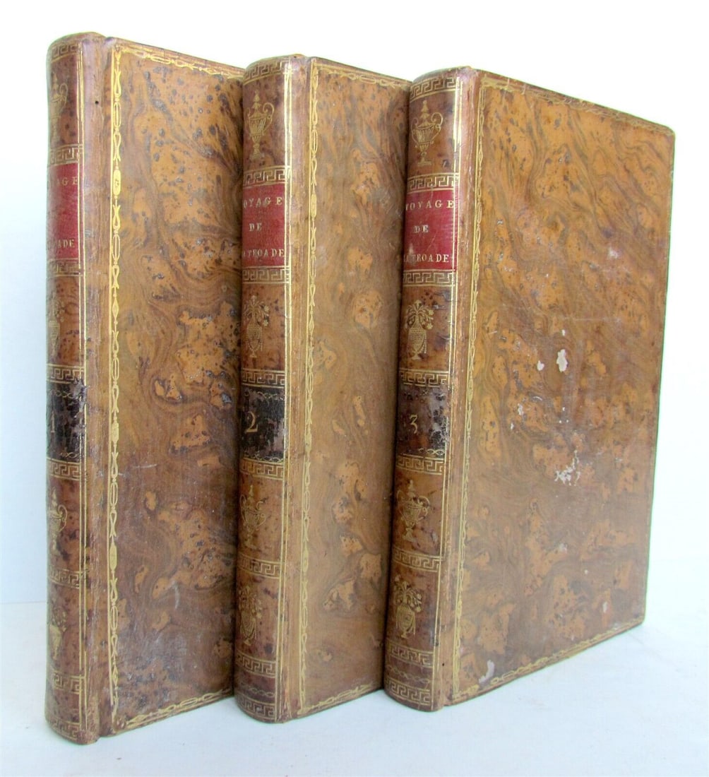 1802 VOYAGE DE LA TROADE in 1785 Et 1786 TRAVELS 3 volumes ANTIQUE (1 of 8)
