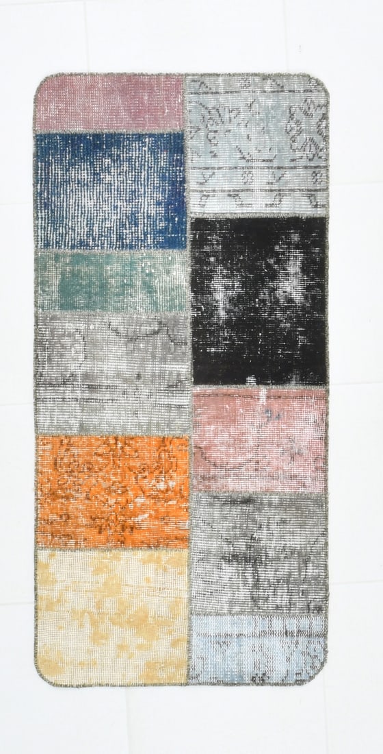 2' x 4' Vintage Turkish Runner Rug - 22568: Title: 2' x 4' Vintage Turkish Runner Rug - 22568 Description: Vintage Turkish Runner Rug Handmade, handwoven with traditional technique. Low pile, soft rug. Rug Condition: Fully cleaned and ready to