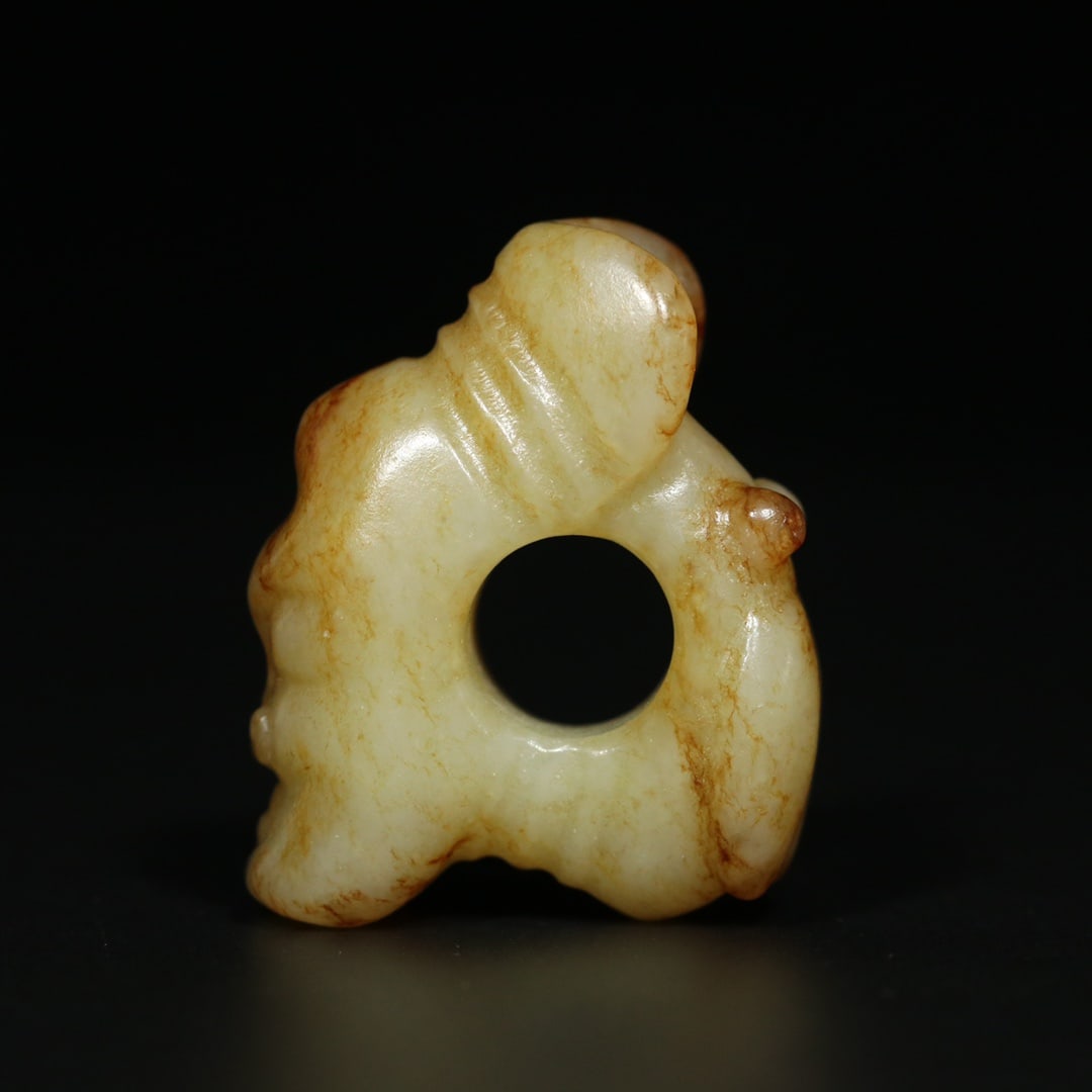 Old Chinese Hetian Jade Pendant (1 of 9)