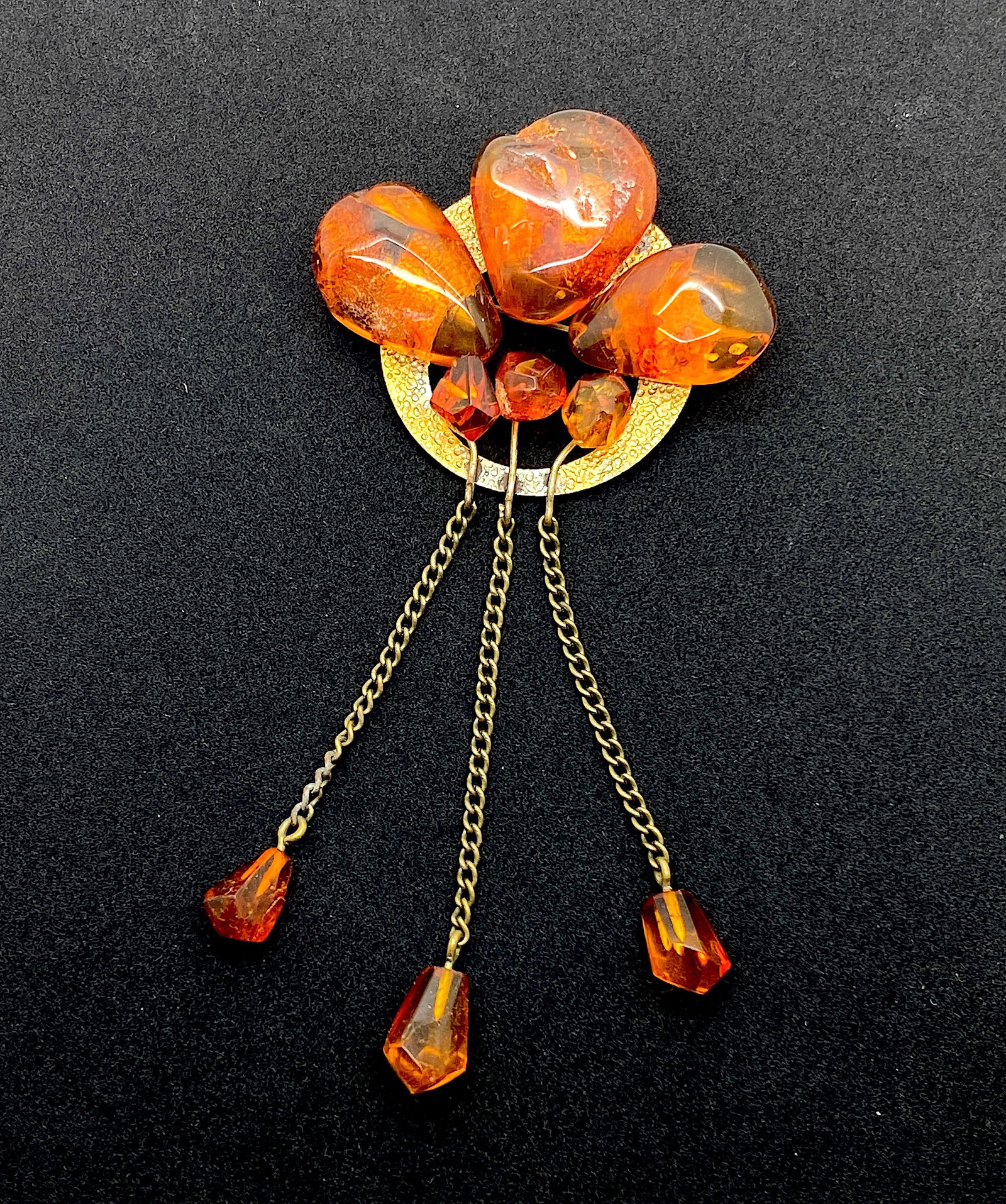Magnificent Vintage Amber Brooch (1 of 9)