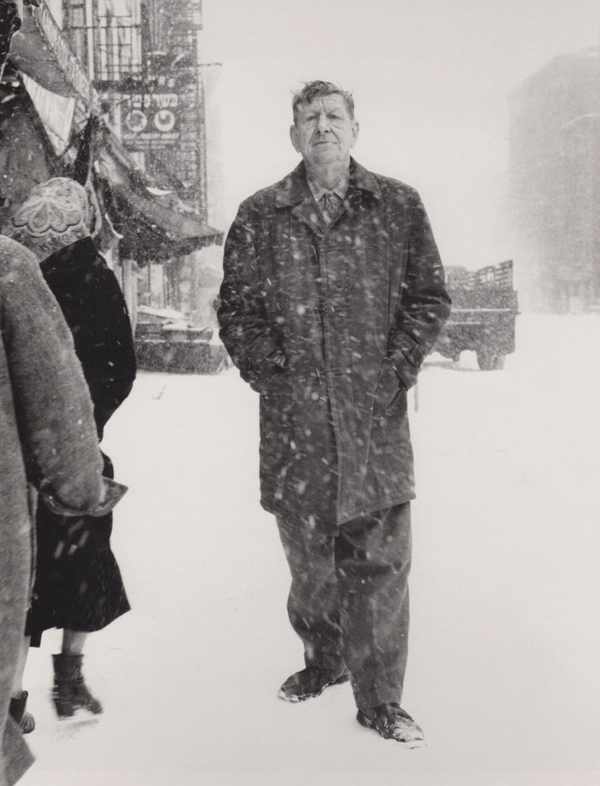 RICHARD AVEDON - W. H. Auden, Poet, NYC, 1960: Artist:RICHARD AVEDON Print Title: W. H. Auden, Poet, NYC, 1960 Medium:Photo-lithograph Printed in 2000s in Denmark Image size (inches) approx 9.5 x 7.5 ” Richard Avedon (1923-2004) was an influ