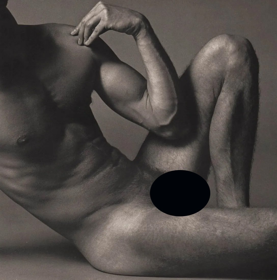 KEN HAAK - Male Figure,1973: Artist: KEN HAAK Print Title: Male Figure,1973 Medium: Tri-tone Photo-lithographs (Limited edition of 5000) Printed in the 1980’s, in the US Image size (inches) approx. 8 x 8” Ken Haak(1923 - 