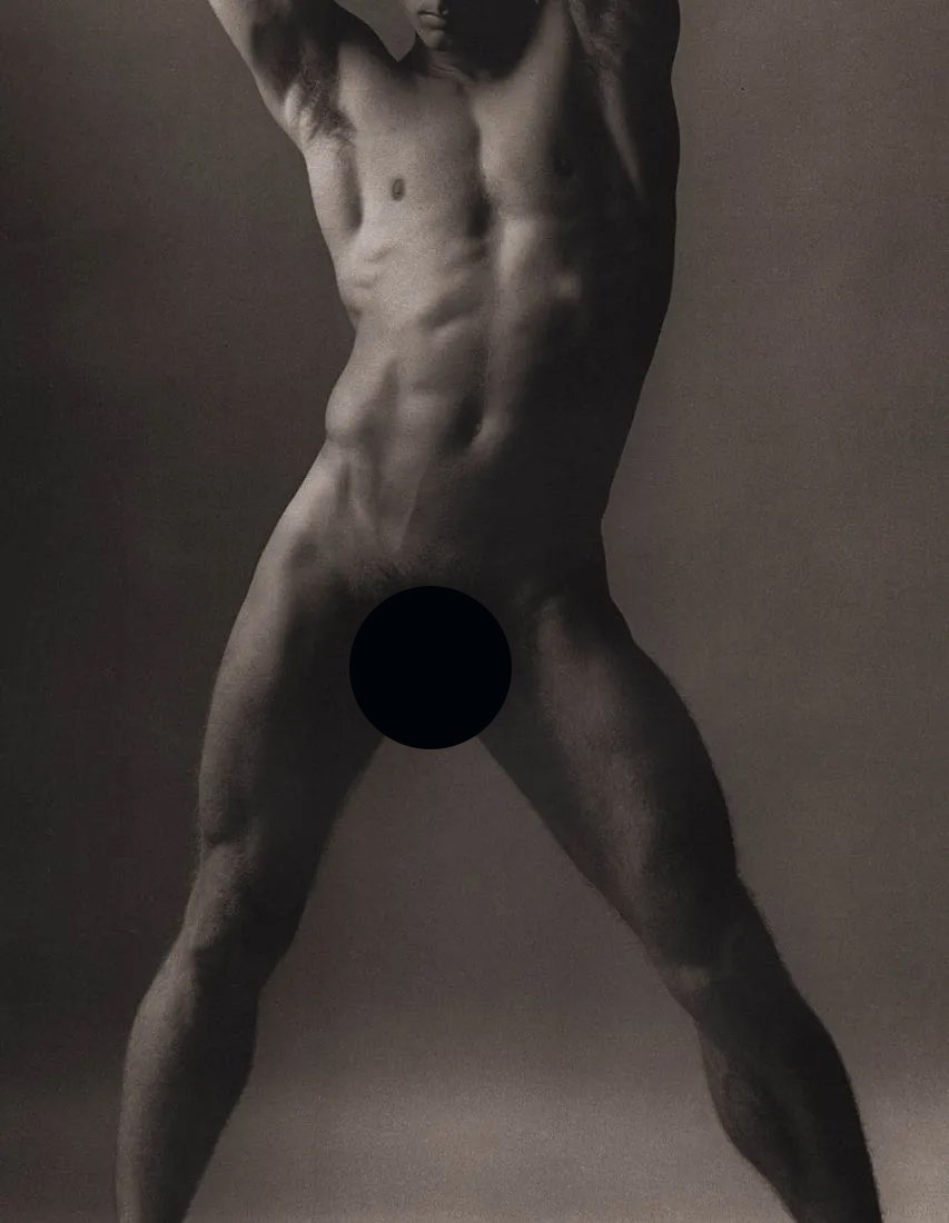 KEN HAAK - Male Figure,1981: Artist: KEN HAAK Print Title: Male Figure,1981 Medium: Tri-tone Photo-lithographs (Limited edition of 5000) Printed in the 1980’s, in the US Image size (inches) approx. 11 x 9” Ken Haak(1923 -