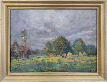 Oil painting Autumn in the foothills Mishurovsky V. V.