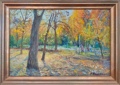 Oil painting Sunny autumn Mishurovsky V. V.