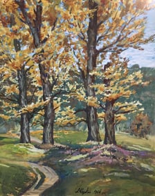 Gouache painting Autumn beauty Cherkas A.G.