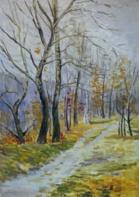 Oil painting Autumn