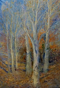 Oil painting Autumn forest Tytarenko Odarka Anatoliivna
