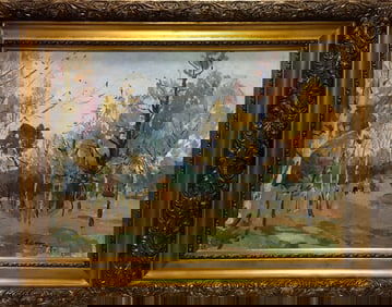 Oil painting Autumn Gantman Moses Faybovich