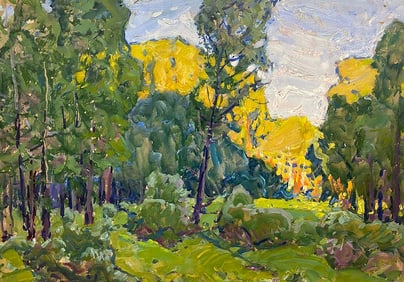 Oil painting Early autumn Kolosovsky Georgy Sergeevich