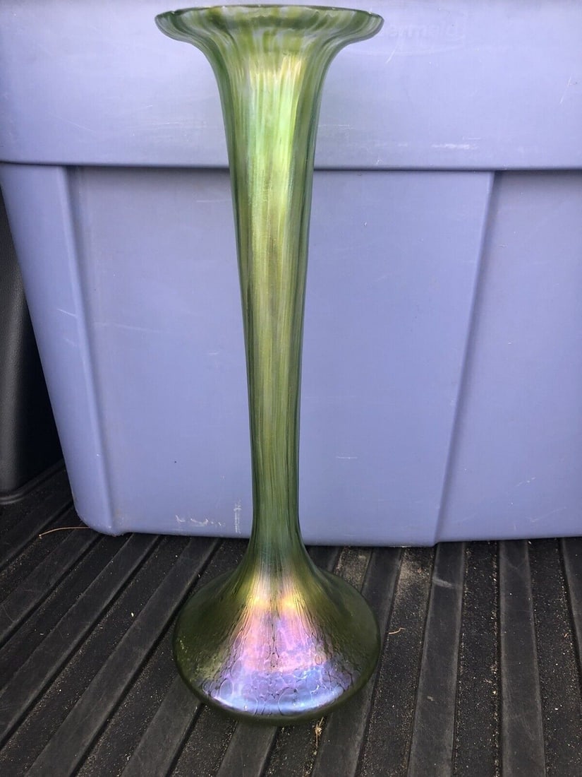 Loetz Art Glass Bohemian Vase (1 of 4)
