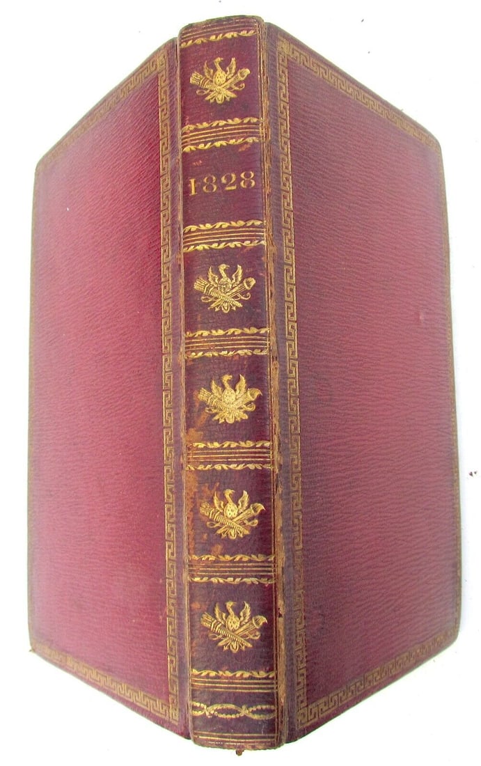 1828 GENTLEMAN'S DIARY or MATHEMATICAL REPOSITORY an ALMANACK in ENGLISH antique (1 of 12)