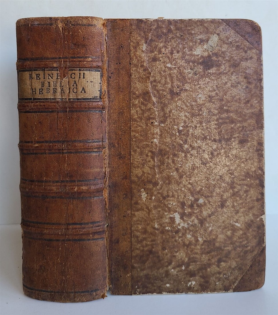 1769 CHALDAIC LANGUAGE IN HEBREW BIBLE TREATISE LEXICON in LATIN antique JUDAICA (1 of 7)