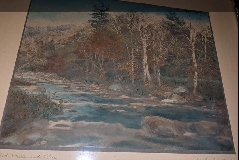 Wallace Nutting Hand Colored Photograph (1 of 5)