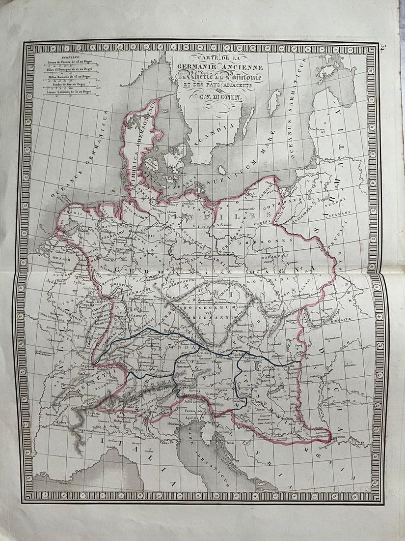 1839. Ancient Germania and Central Europe by Monin (1 of 1)