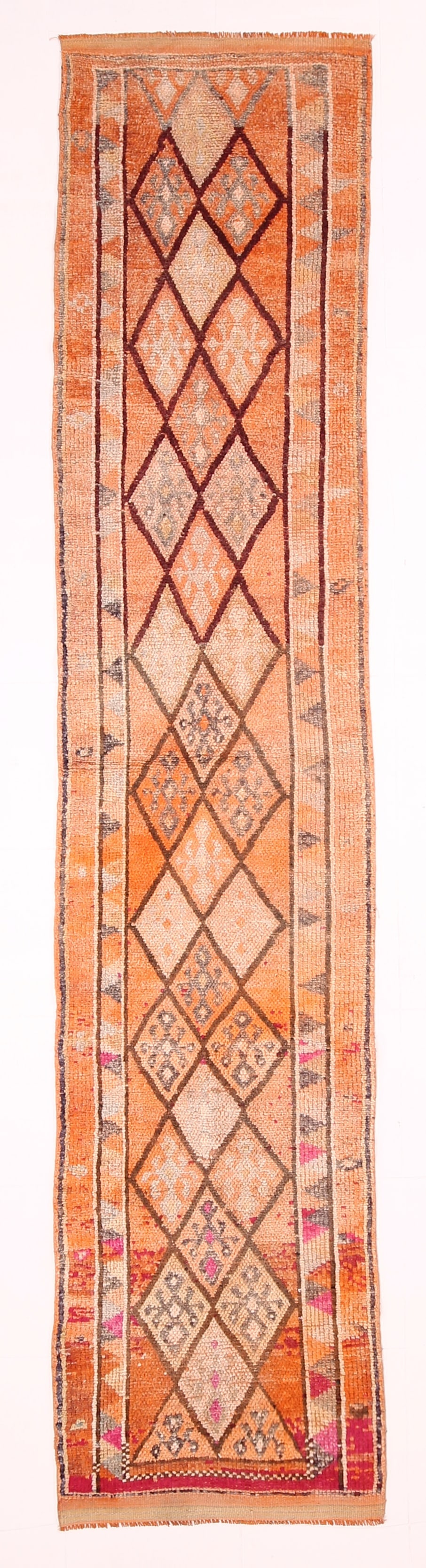2' x 12' Vintage Herki Runner Rug - 5976 (1 of 18)