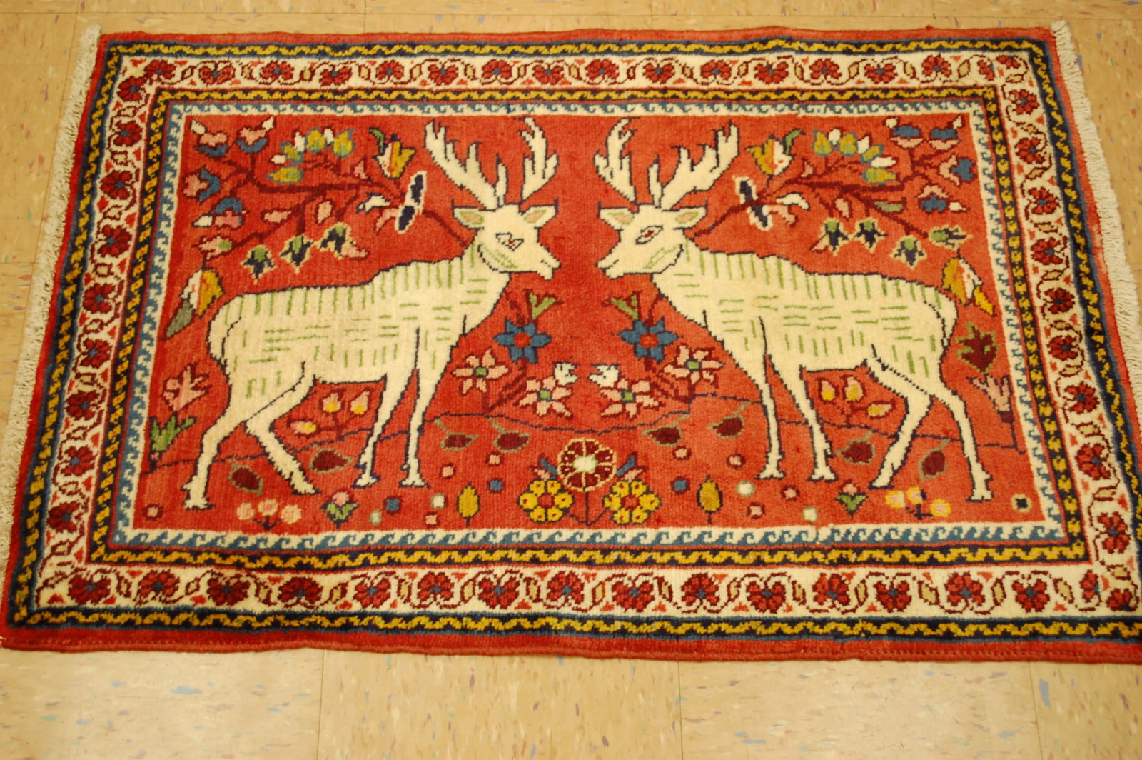 Persian MALAYR RUG, 2'2" x 3'4" (1 of 11)