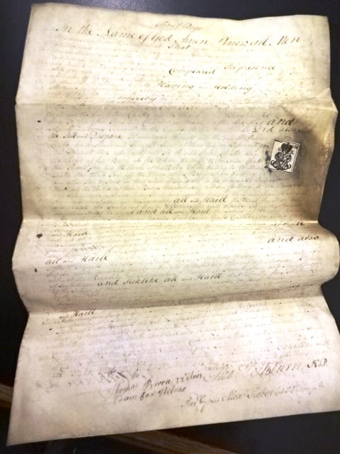 1770 Scottish Legal Manuscript on Vellum Stamps (1 of 4)