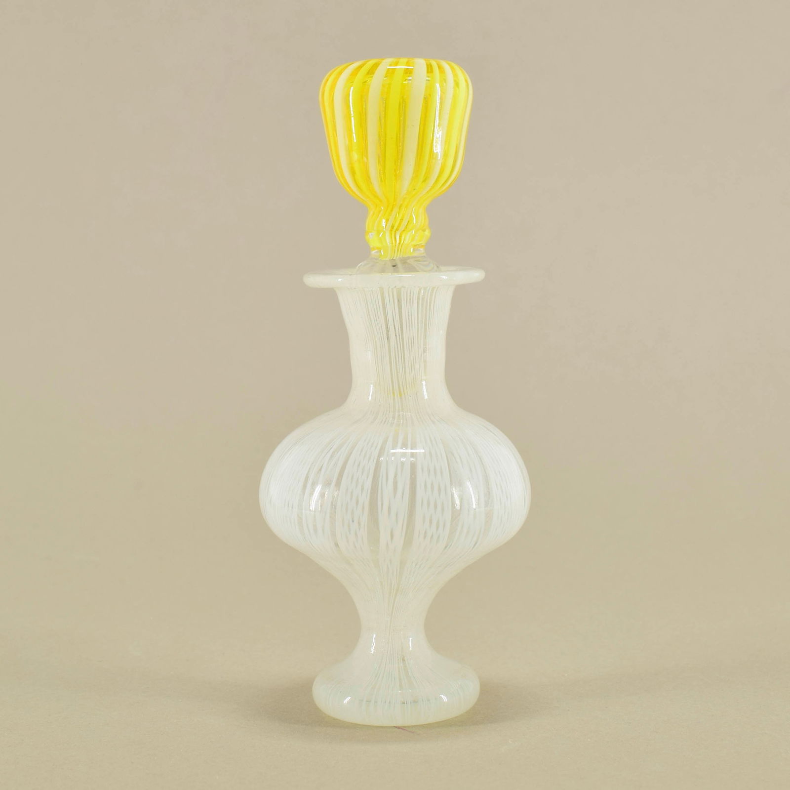 Rare Vintage 1950 Murano glass Miniature bottle (1 of 5)