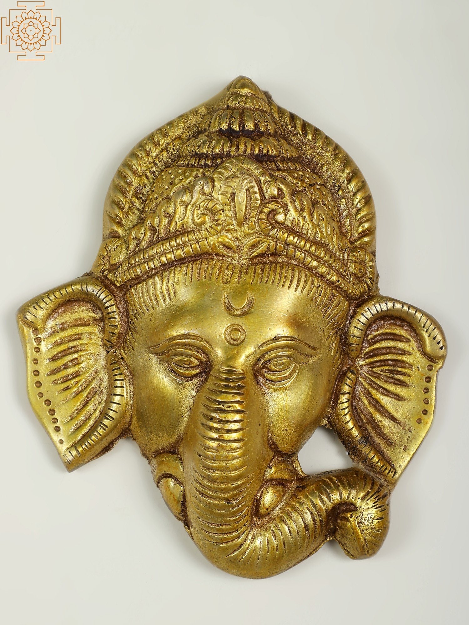4" Small Lord Ganesha Wall Hanging Mask (1 of 4)
