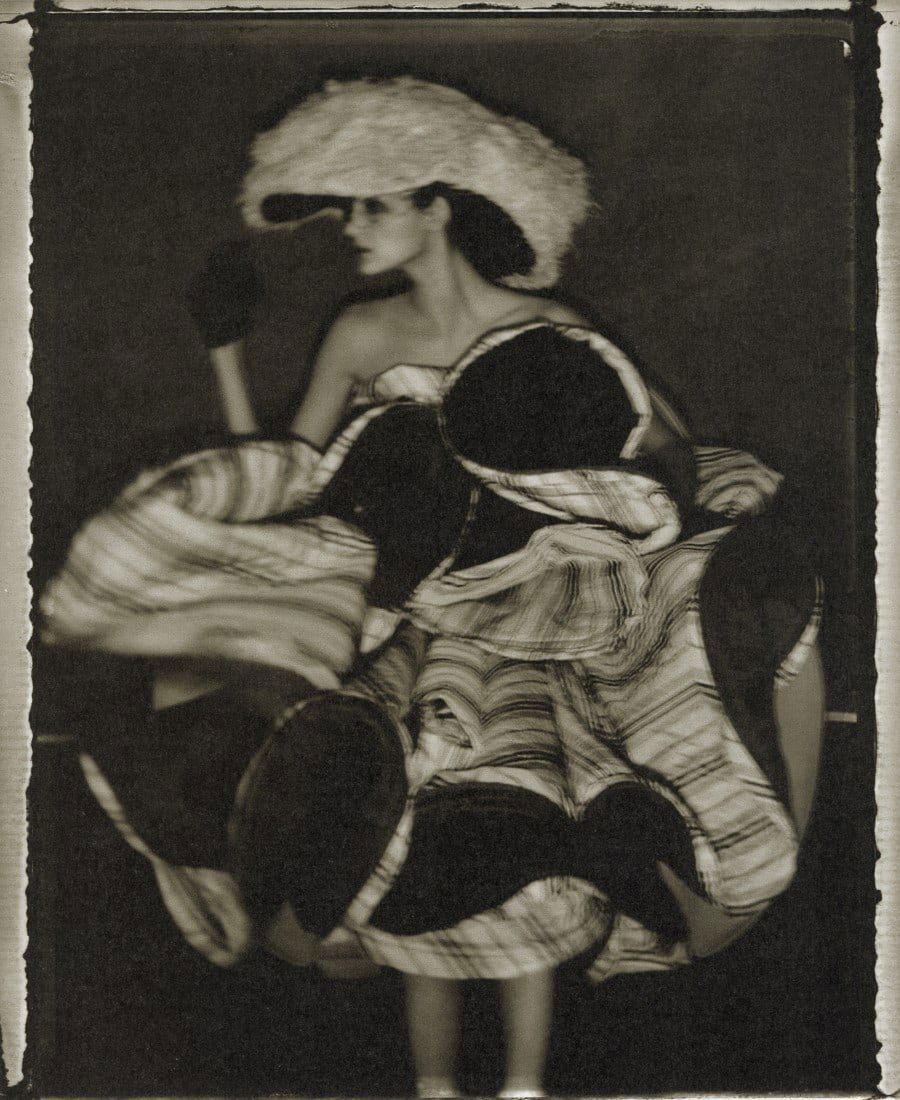 SARAH MOON - Garden Party, 1998: Artist: Sarah MoonTitle: Garden Party, 1998Medium: Photo Litho, 2001, ItalyDimensions: 7x8.55"Description: Heat Wax Mounted on 8.5x11" Conservation BoardArtist Bio:Sarah Moon (1941) previously known a