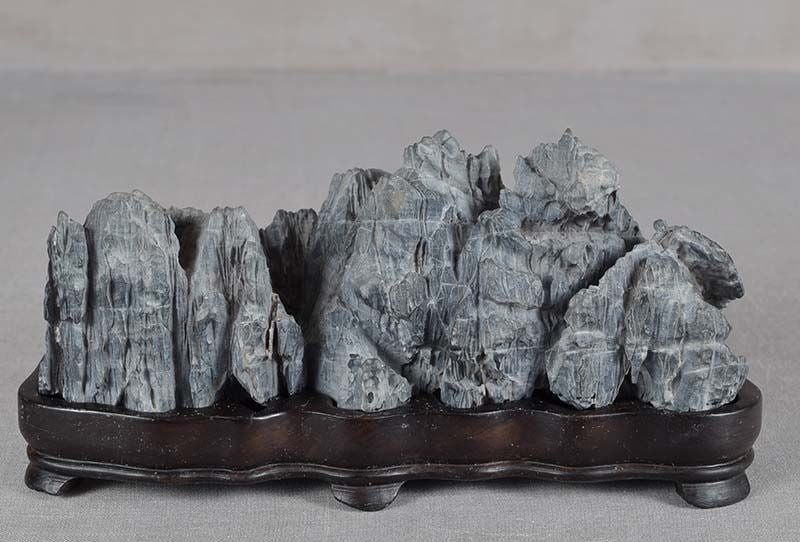 Old CHINESE SCHOLAR’S ROCK LINGBI STONE mountain range (1 of 1)
