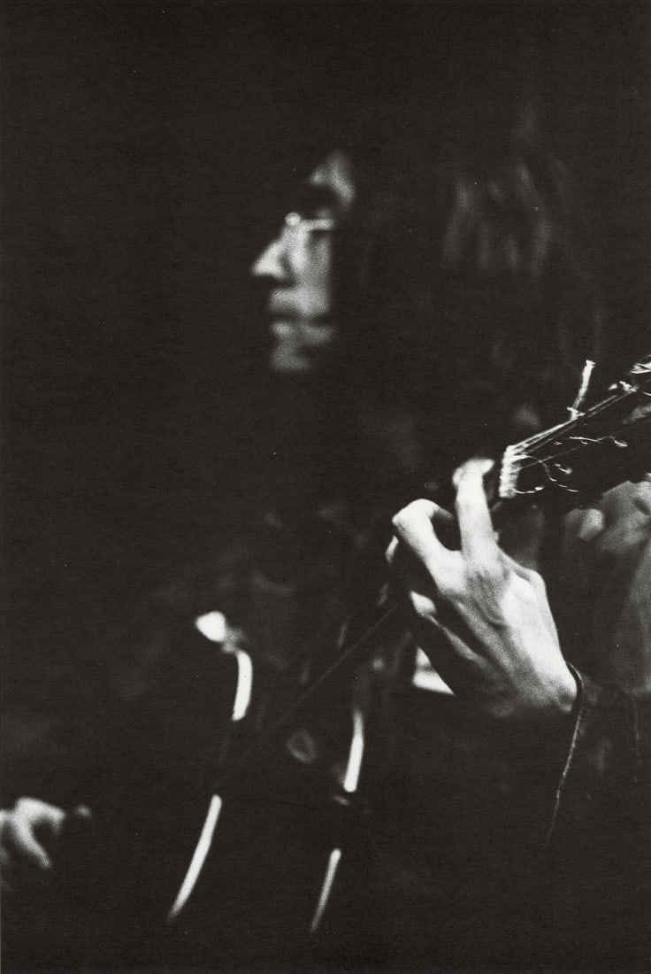 LINDA MCCARTNEY - John Lennon, London, 1969: Artist: Linda McCartney Title: John Lennon, London, 1969 Medium: Photo Litho, 1982, Netherlands Dimensions: 8.1x12.05" Description: Heat Wax Mounted on 12x16" Conservation Board Artist Bio: Linda McCa