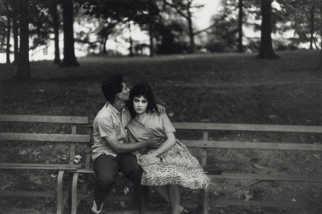 BRUCE DAVIDSON - Central Park, 1960: Artist: Bruce Davidson Title: Central Park, 1960 Medium: Photo Litho, 2009, Germany Dimensions: 9.6x6.4" Description: Heat Wax Mounted on 11x14" Conservation Board Artist Bio: Bruce Davidson is an Ame
