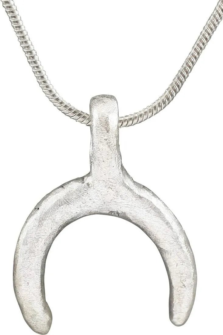VIKING LUNAR PENDANT, 9th-10th C.AD (1 of 3)