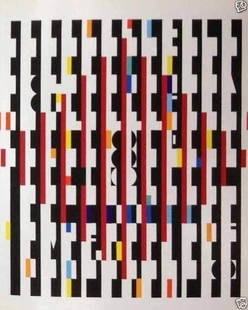 Yaacov Agam Original Serigraph XXe siecle 1971: Medium: Original Serigraph Marks: Not signed not numbered Paper Size: 11 x 9.5 inch Printed: 1971, France Provenance:XX Siecle, 1971 Condition: Fine Certificate of Authenticity Included Please note