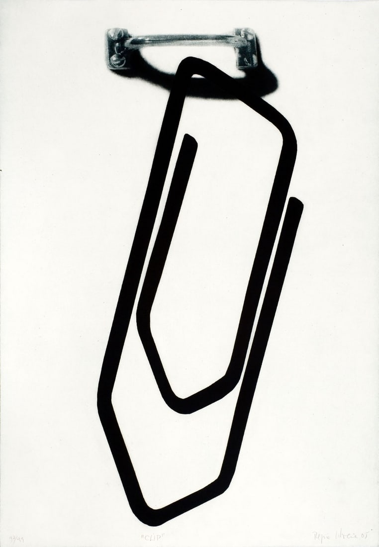 Regina Silveira Brazilian photoengraving 2005, 27.6 x 19.7 in.: Artist: Regina Silveira (Brazil, 1939) Title: Clip from Portfolio "Eclipses" Date: 2005 Medium: photoengraving Dimensions: 27.6 x 19.7 in. (70 x 50 cm.) Reserve: $290.00 Shipping: Domestic: Flat-rate