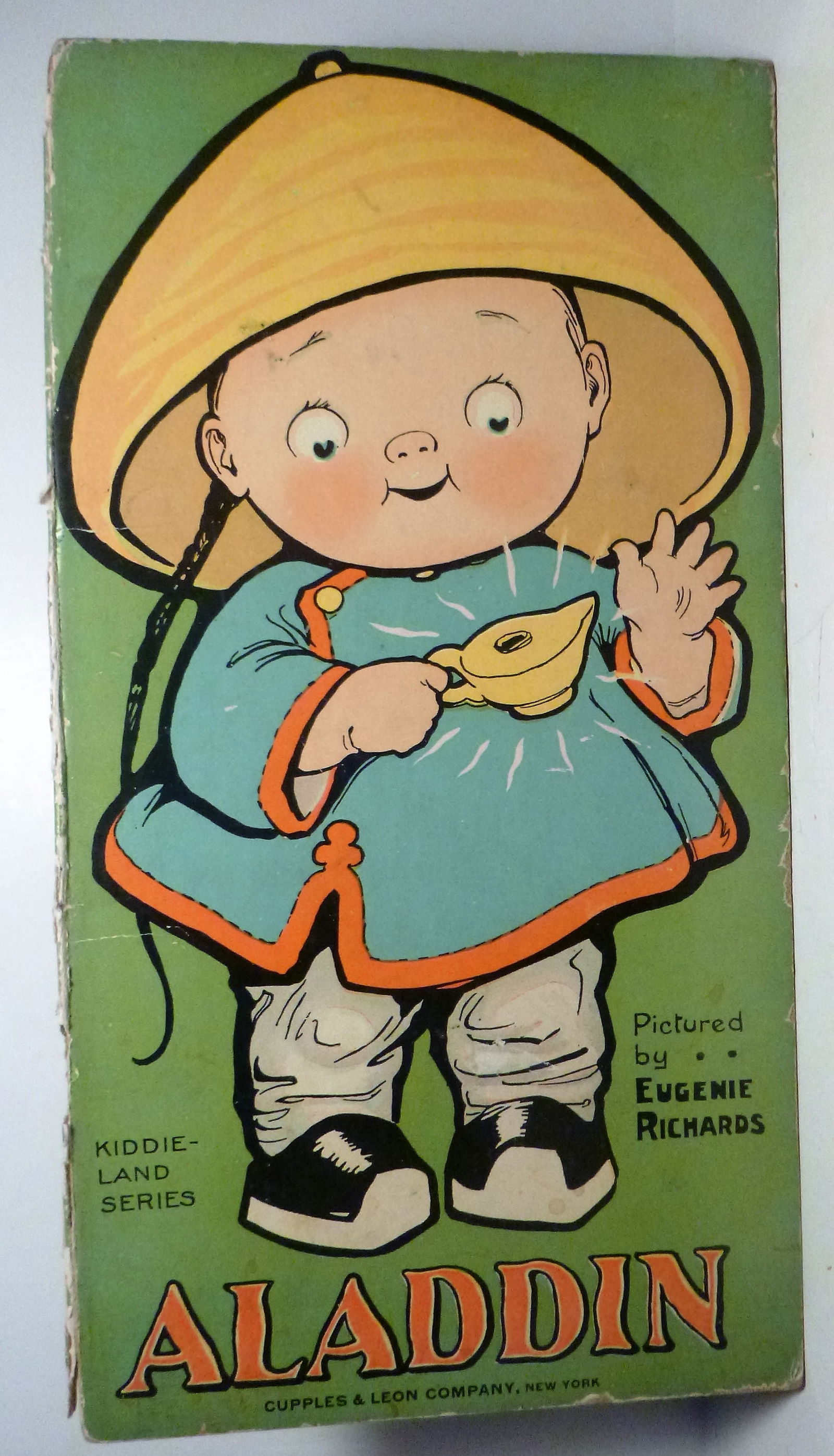 Aladdin: Title: Aladdin Author: Eugene Richards - Illustrator Date: 1915 Publisher: Cupples & Leon Edition: Additional Information: Aladdin- Oversized version of well known classic. With vivid full page pictor