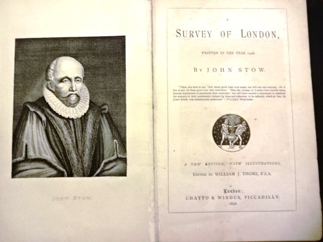 1876 Survey of London John Stow (1 of 4)