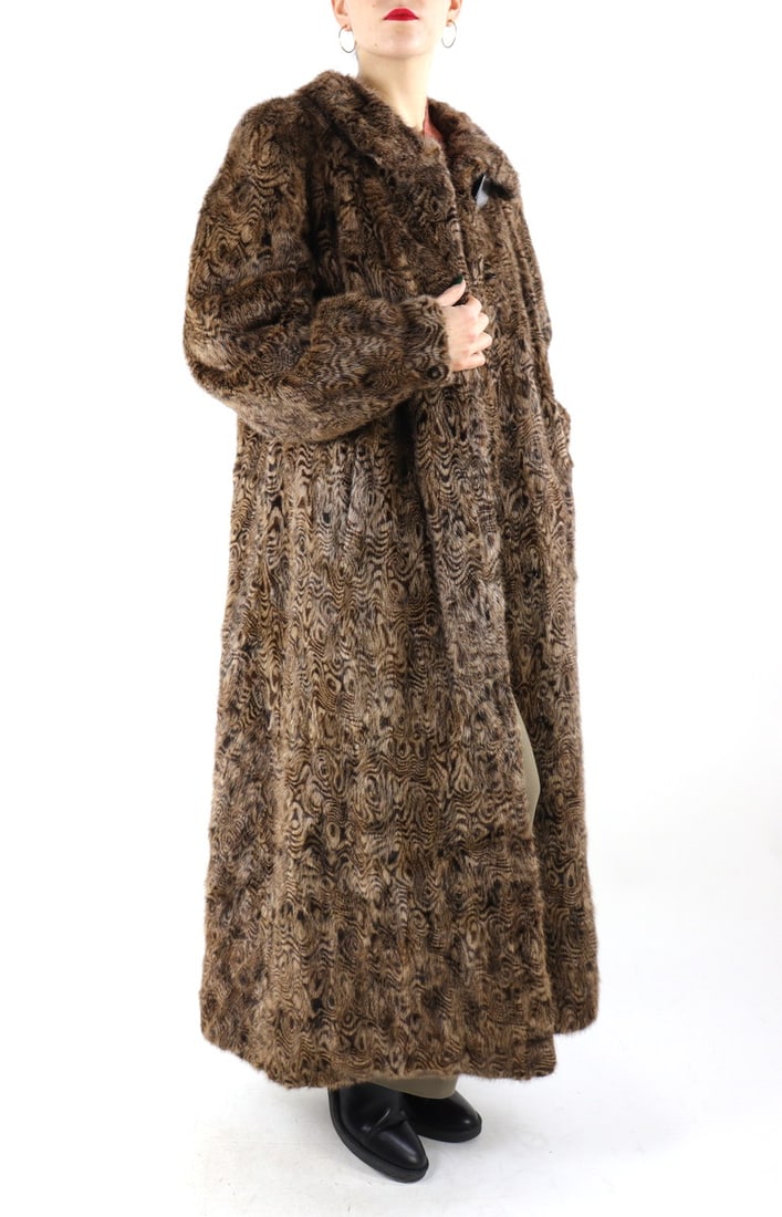 UNIQUE DESIGNER MINK FUR COAT EU:3XL - US26 (1 of 20)